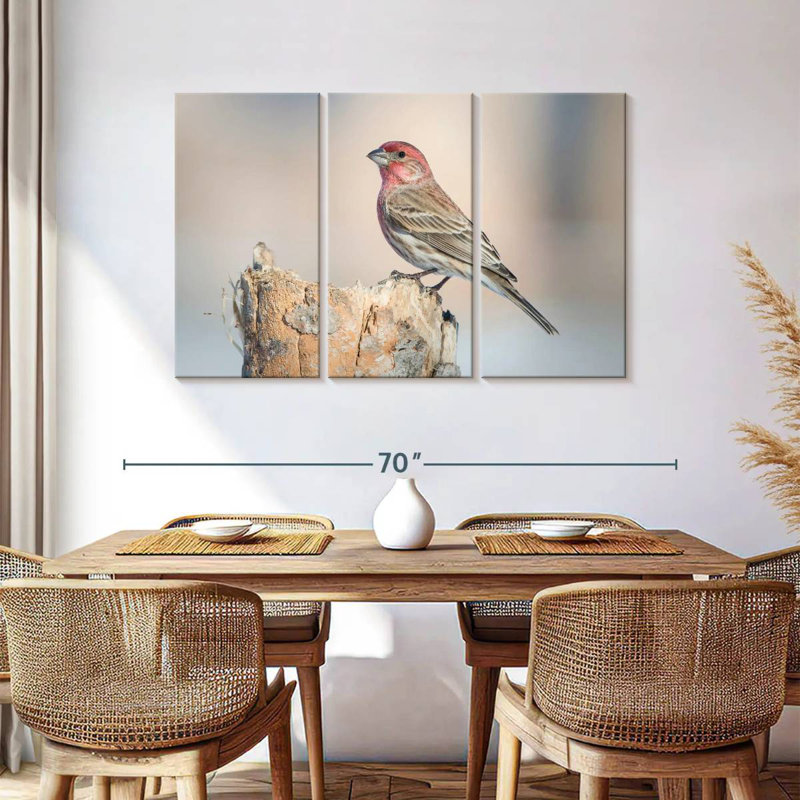 House Finch Bird, 36" H x 57" W