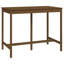  Table de bar en bois de pin massif brun moyen et durable