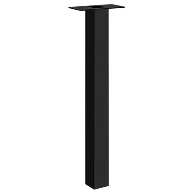 Standard 46.5 Inch In-Ground Post Black