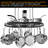 Metal Oval Hanging Pot Rack
