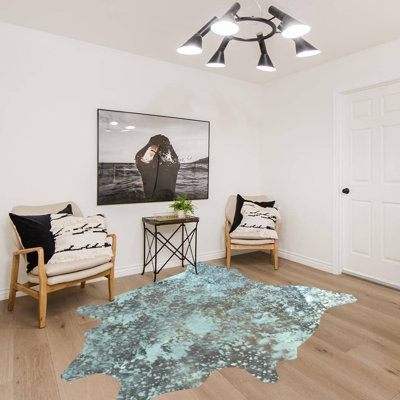 Snowden Animal Print Cowhide Hand Woven 160cm X 220cm Area Rug