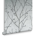 Floral Metallic Wallpaper Roll