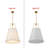 Nyjel 4 - Light Linen Tapered Pendant-840579870-840579868-849309244
