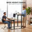 Bureau debout électrique réglable avec plateau à clavier, bureau ergonomique réglable en hauteur pour la maison ou le bureau.-1640462887-1640462886