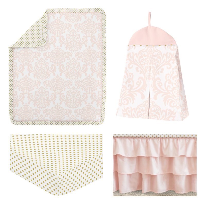 Amelia 4 Piece Crib Bedding Set