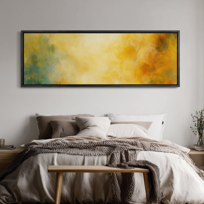 Très grand art mural rétro encadré pour art classique, H 20 po x l 60 po, Noir