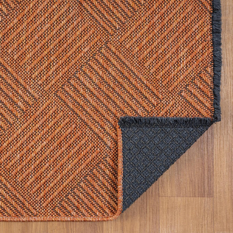 Modern Checkered Non-Slip Washable Area Rug, Rectangle 6' x 9'