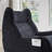 Graysen Velvet Bean Bag Chair with Armrests & Side Pocket-114726622