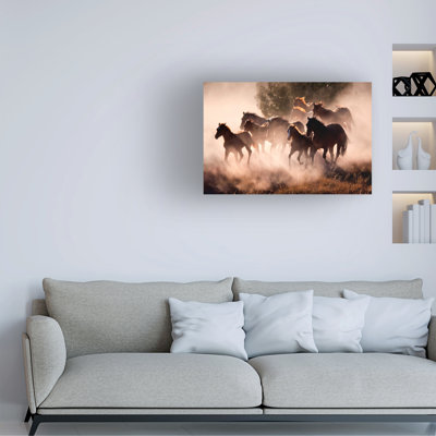 «Horses» par Lisa Dearing - photographie sur toile tendue