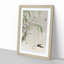 Two Swallows in Flight by Ohara Koson - Framed Print