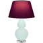 Lampe de table double gourde en céramique-129242494-129242510