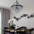 Jahmier Adjustable 8-Layer Waterdrop Crystal Chandelier