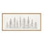 «Minimalist Evergreen Trees S croquis» par The Creative Bunch Studio, reproduction d'art sur toile encadrée-1166782796-1166782799
