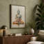 Meditating Buddha Japandi - Wrapped Canvas-776453575-776453626