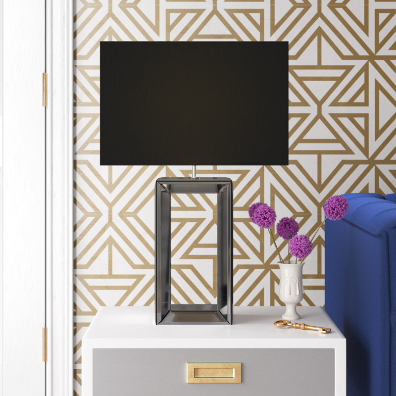 Jayce Table Lamp, Black Mirror