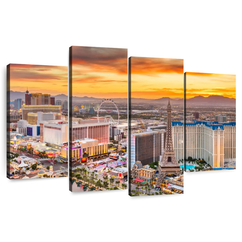 Sireci Las Vegas Skyline, 27" H x 43" W