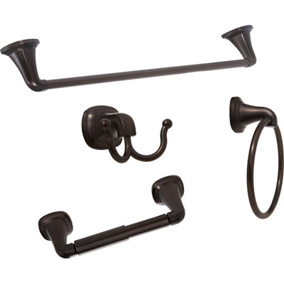 Belding 4 - Piece Bathroom Hardware Set