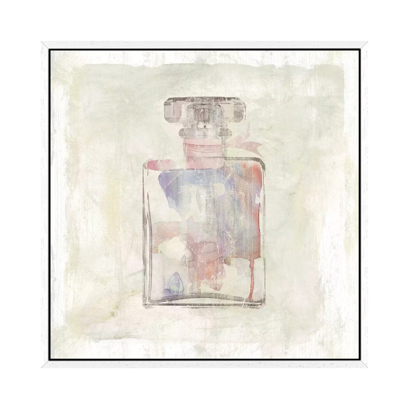 Pretty Perfume III by Carol Robinson - Painting on Canvas, White Framed, 93.98 cm H x 93.98 cm W