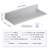 8.6" x 24" -2 Pack Stainless Steel Shelf, Wall Mounted Floating Shelving with Backsplash, 44 lbs Load Capacity Commercial Shelves, Heavy Duty Storage Rack for Restaurant, Kitchen, Bar, Home, and Hotel