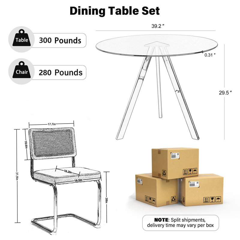 Ensemble de salle à manger à piédestal 5 pièces, Vert
