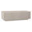 Reyes 48" Fluted Coffee Table with Low Profile Solid Base in Alder White| Mid-Century Modern Center Table for Living Room-573850464