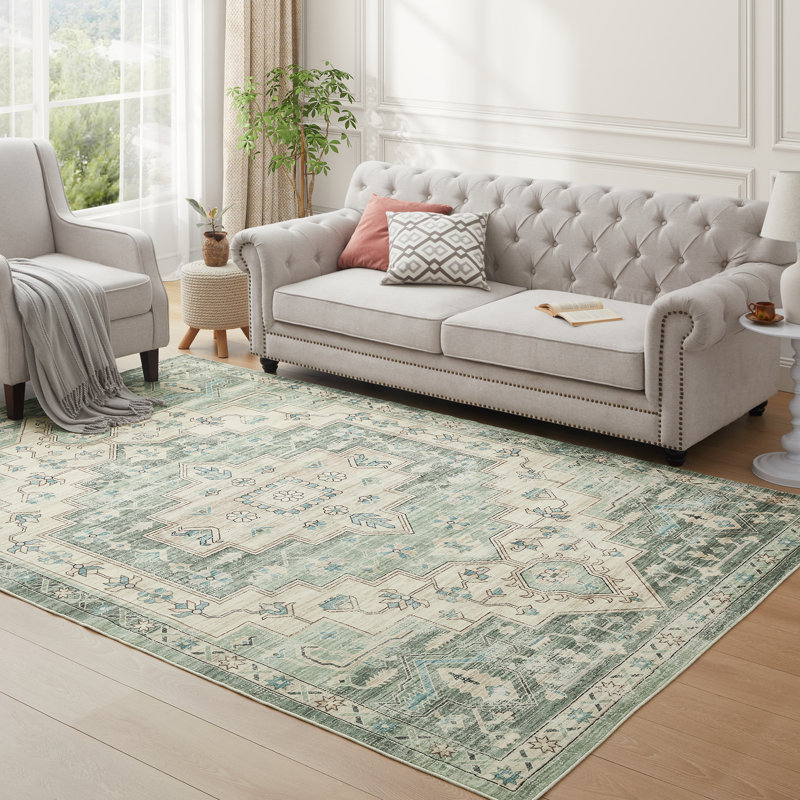 Oriental Machine Tufted Shag Area Rug, Rectangle 120 x 170 cm