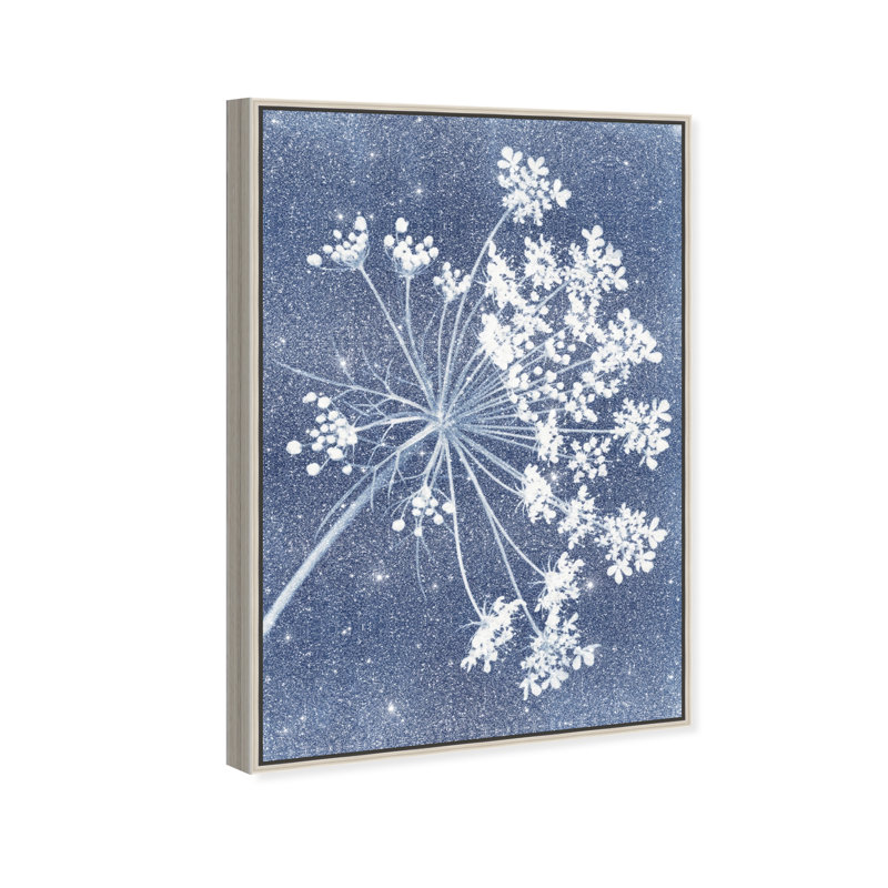 Queen Lace Print by Oliver Gal, 21"H x 31"W, Silver Floater Frame