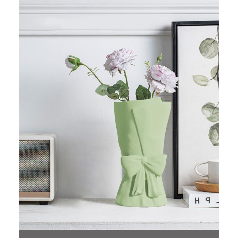 Vase en céramique, Vert