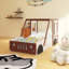 Lit plateforme en forme de voiture pour enfants