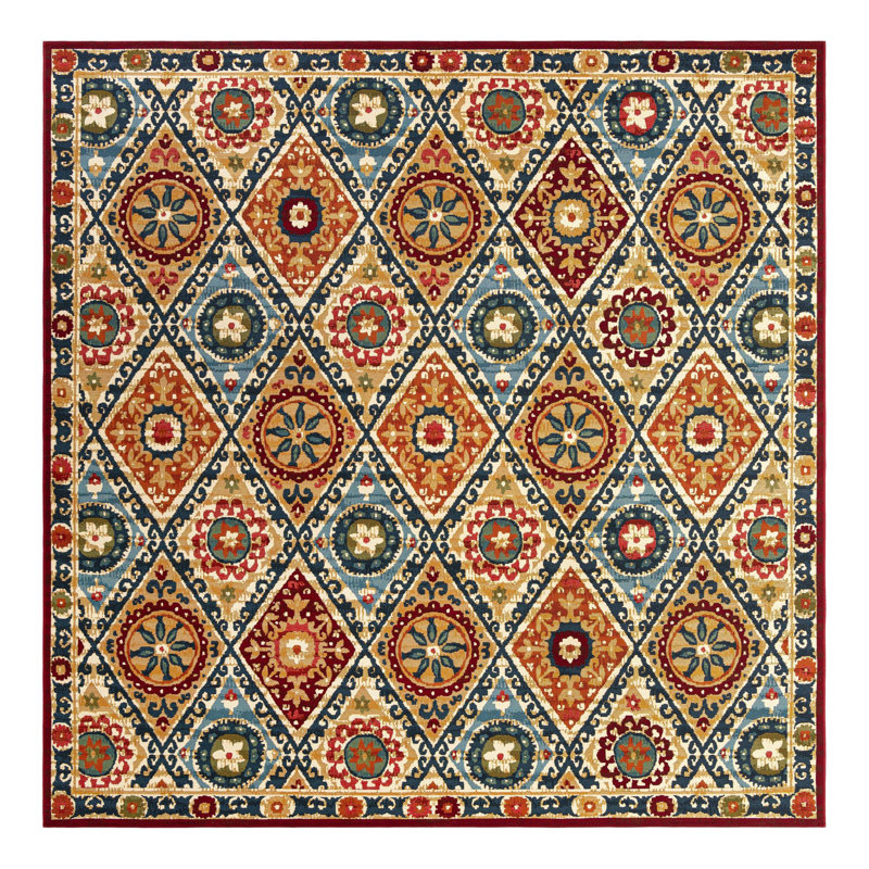 Aura Hower Indoor/Outdoor Area Rug, Square 10'