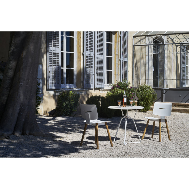 Serac Round Dining Table, Nordic Black HPL