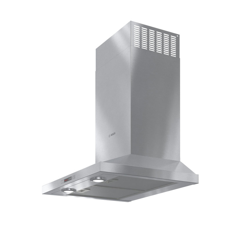 Hotte de cuisine murale en acier inoxydable avec veilleuse 300 Series 300 CFM, 24"