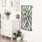Wall Black Metal Geometric Garden Trellis