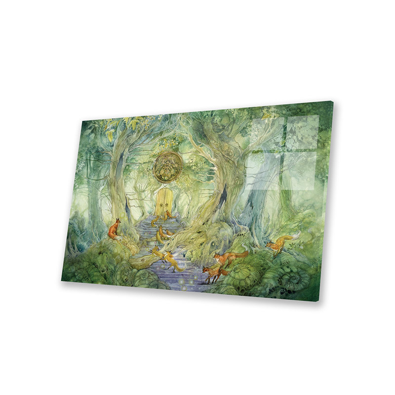 «Green Gate» par Stephanie Law - impression non encadrée, H 16 po x l 24 po x P 0,25 po