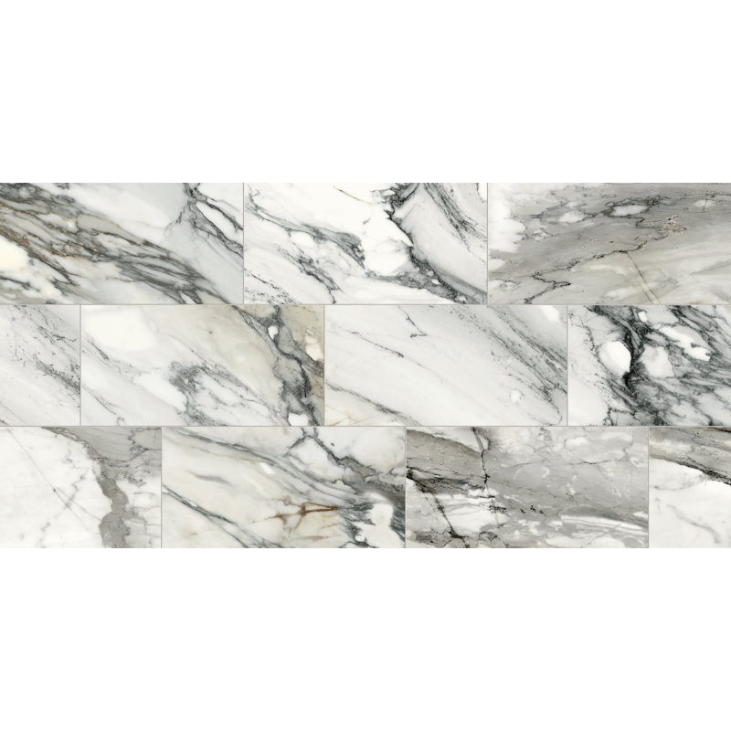 Carrelage mural en porcelaine mate JEM Crescendo Blue (12 po x 24 po)