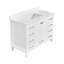 Meuble-lavabo de 48 po avec comptoir et armoire de rangement