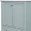 Ensemble de meuble-lavabo moderne avec lavabo, armoire de salle de bain multifonctionnelle avec portes et tiroir, armoire d'appoint