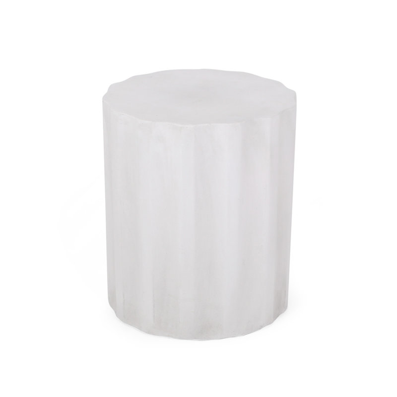 Outdoor Lightweight Concrete Side Table