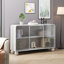 Armoire de rangement en verre du plancher au plafond-102557564