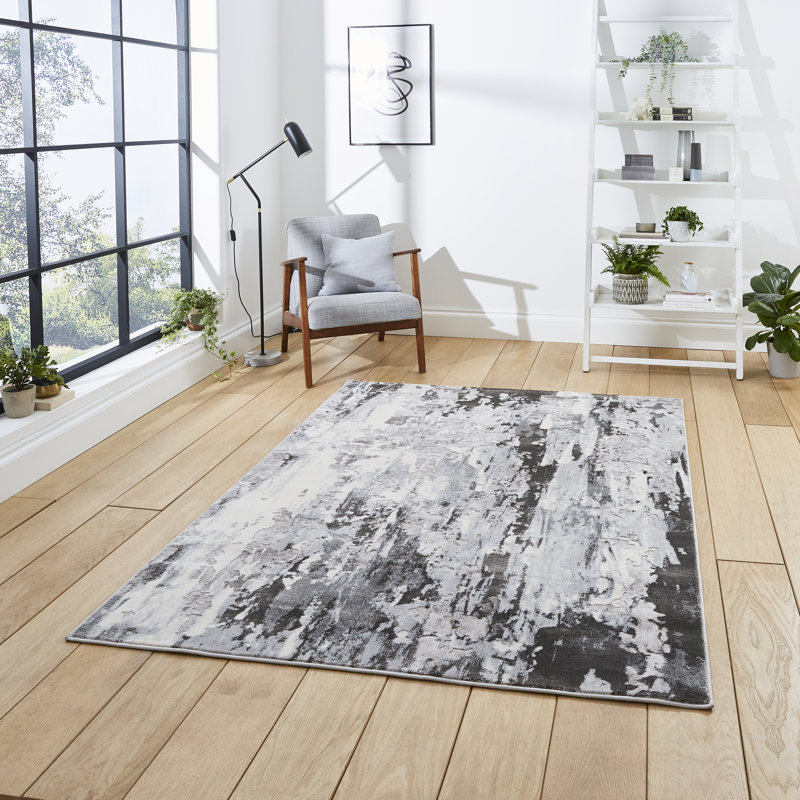 Minta area rug Machine Woven Rectangle Grey, Rectangle 160 x 220cm