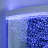 Curved Acrylic Sensory Bubble Fountain with LED Color Changing Lights – Decorative Water Wall Panel for Relaxation, Therapy & Sensory Education