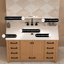 Ensemble de meuble-lavabo simple 48 po avec comptoir en pierre artificielle sans miroir 48 po-2027100922-2027100924