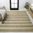 Zemple Rustic Farmhouse Woven Jute Stripe Natural/Bleach Rug-1387389959