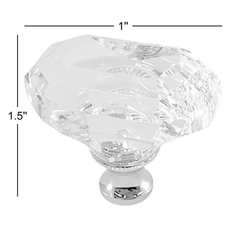 Novelty Knob, Satin Nickel