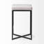Tabouret de comptoir rembourré Rosetta-134127592-23424015
