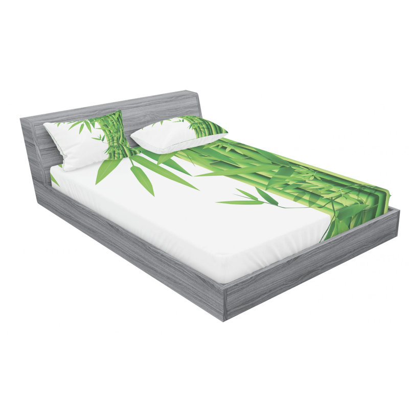 Microfiber Sheet Set, Queen Sheet Set with Fitted Sheet