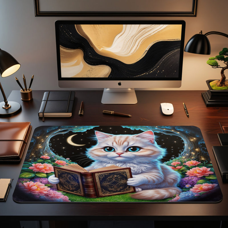 Polyester Desk Pad, 23.6x13.8