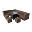 Mimmo Wicker 9 - Person Seating Group with Cushions-164201273