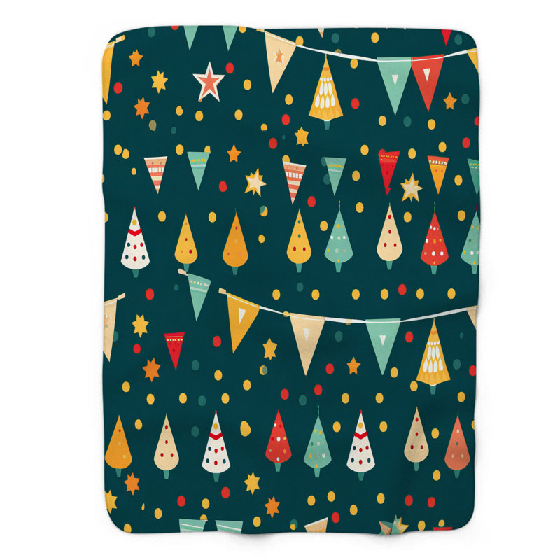 Festive Glow - couverture de qualité supérieure 1 pièce, Grand lit