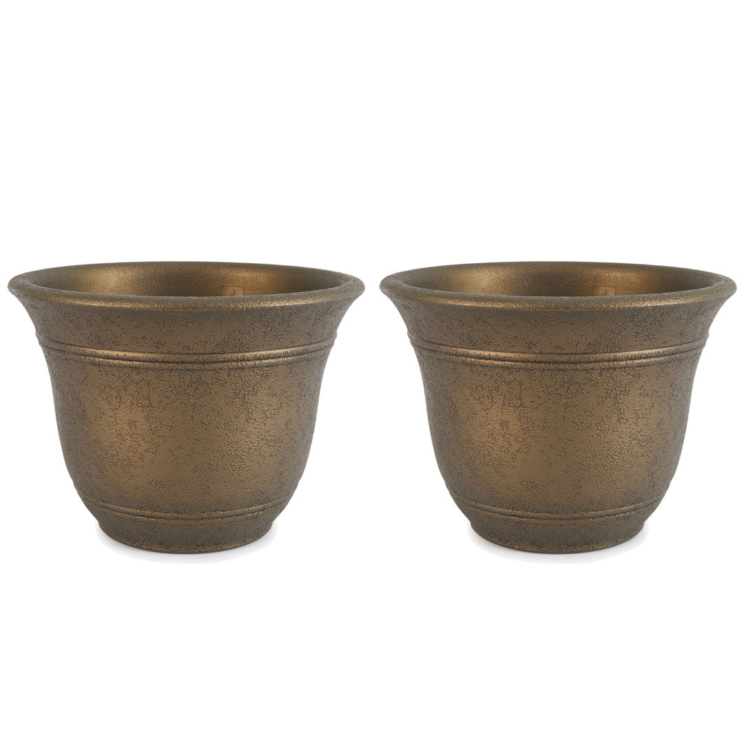 Delcea Pot Planter (Set of 2) Charlton Home®